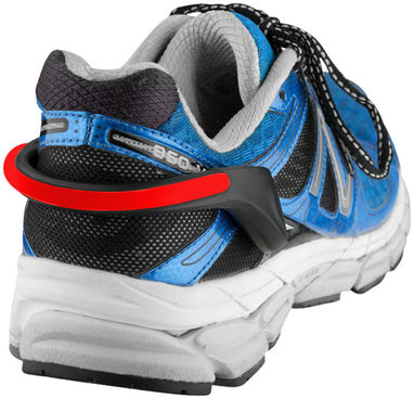 Світлодіодні кліпси для взуття Usain, колір суцільний чорний, червоний - 11810201- Фото №3