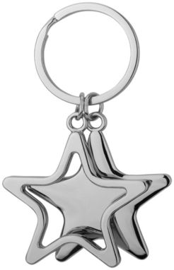 Брелок Star, колір срібний - 11810300- Фото №3