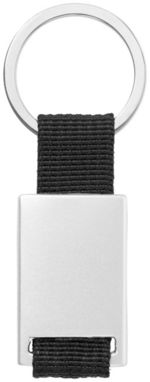 Брелок Alvaro, колір срібний, суцільний чорний - 11810800- Фото №4