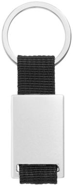 Брелок Alvaro, колір срібний, суцільний чорний - 11810800- Фото №5
