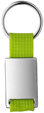 Брелок Alvaro, колір срібний, зелений лайм - 11810803- Фото №3