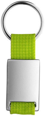Брелок Alvaro, колір срібний, зелений лайм - 11810803- Фото №4