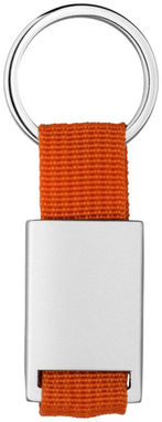 Брелок Alvaro, цвет серебряный, оранжевый - 11810805- Фото №4