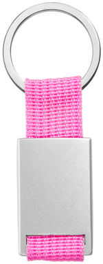 Брелок Alvaro, колір срібний, рожевий - 11810807- Фото №4
