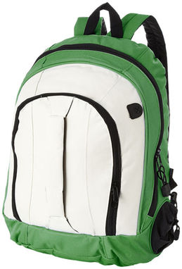 Рюкзак Arizona, колір білий, зелений - 11916102- Фото №1