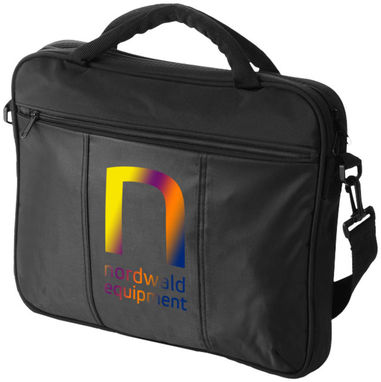 Конференц-сумка Dash для ноутбука , колір суцільний чорний - 11921900- Фото №2