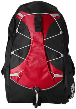 Рюкзак Hikers, цвет сплошной черный, красный - 11936302- Фото №4