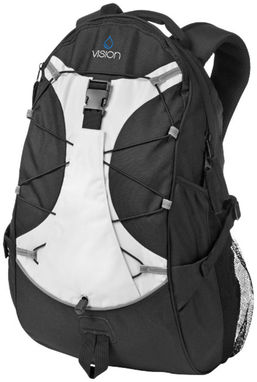 Рюкзак Hikers, цвет сплошной черный, белый - 11936304- Фото №2