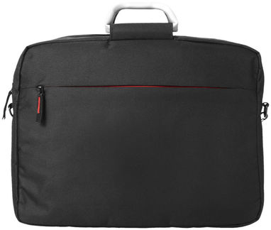 Сумка Nebraska для ноутбука , цвет сплошной черный, красный - 11936701- Фото №4