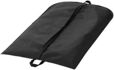 Нетканый чехол для одежды Hannover, цвет сплошной черный - 11938100- Фото №1