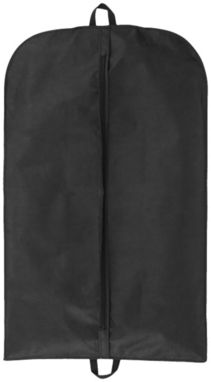Нетканый чехол для одежды Hannover, цвет сплошной черный - 11938100- Фото №3