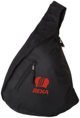 Трикутний рюкзак Brooklyn, колір суцільний чорний - 19549400- Фото №2