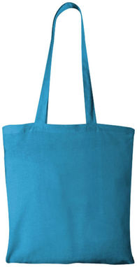 Бавовняна сумка Carolina, колір колір морської хвилі - 11941113- Фото №4