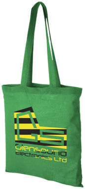 Хлопковая сумка Carolina, цвет светло-зеленый - 11941114- Фото №4
