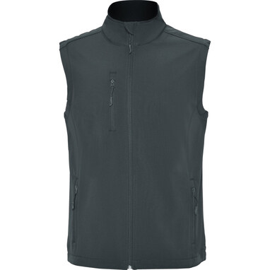 Двухслойный жилет SoftShell темный графит  размер 2XL - SS64380546- Фото №1