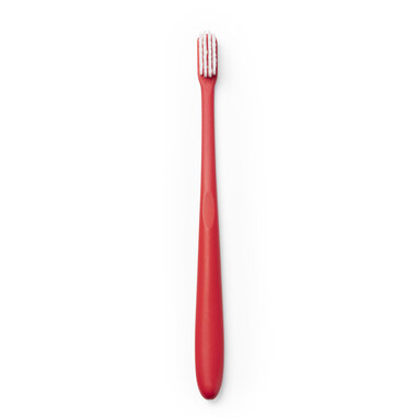 Зубная щетка с корпусом из PLA красный - CI9945S160- Фото №1