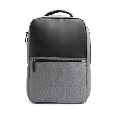 Рюкзак из переработанного полиэстера RPET 600D серый - MO1235S158- Фото №1 Рюкзак из переработанного полиэстера RPET 600D серый - MO1235S158- Фото №1