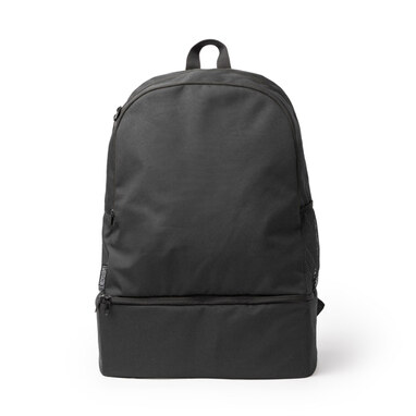 Спортивный рюкзак из 600D RPET черный  размер ONE SIZE ADULT - MO2041S102- Фото №1