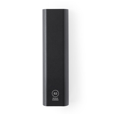 Power Bank з переробленого алюмінію чорний - PB1288S102- Фото №1