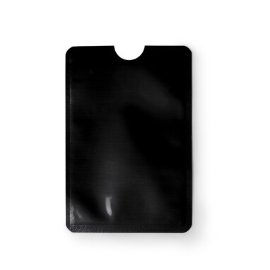 Чехол RFID для карты с алюминиевой отделкой черный - TT1374S102- Фото №1
