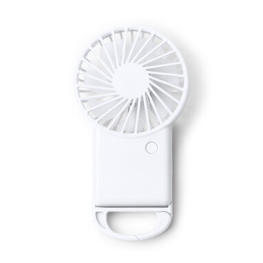Ручной вентилятор с карабином белый - VE1797S101- Фото №1