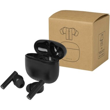 Alterf гарнітура True Wireless Bluetooth® із переробленої пластмаси із силіконовими амбушюрами чорний - 12448290- Фото №1 Alterf гарнітура True Wireless Bluetooth® із переробленої пластмаси із силіконовими амбушюрами чорний - 12448290- Фото №1