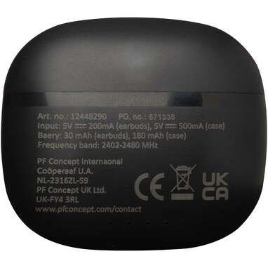Alterf гарнітура True Wireless Bluetooth® із переробленої пластмаси із силіконовими амбушюрами чорний - 12448290- Фото №4 Alterf гарнітура True Wireless Bluetooth® із переробленої пластмаси із силіконовими амбушюрами чорний - 12448290- Фото №4