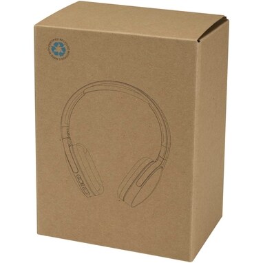 Ancha бездротова гарнітура Bluetooth® з накладними навушниками з переробленої пластмаси чорний - 12448390- Фото №2