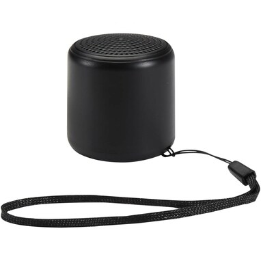 Беспроводной динамик Bluetooth® Velkis из переработанной пластмассы мощностью 3 Вт сплошной черный - 12448590- Фото №4 Беспроводной динамик Bluetooth® Velkis из переработанной пластмассы мощностью 3 Вт сплошной черный - 12448590- Фото №4