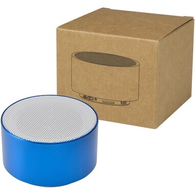 Ankaa беспроводной Bluetooth®-динамик из переработанного алюминия мощностью 3 Вт ярко-синий - 12448653- Фото №1 Ankaa беспроводной Bluetooth®-динамик из переработанного алюминия мощностью 3 Вт ярко-синий - 12448653- Фото №1