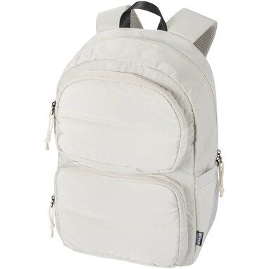 Рюкзак Puffer для ноутбука с диагональю экрана 15,6 дюйма объемом 18 л, изготовленный из переработанных материалов бежевый - 13011406- Фото №1