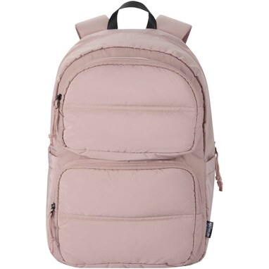 Рюкзак Puffer для ноутбука с диагональю экрана 15,6 дюйма объемом 18 л, изготовленный из переработанных материалов розовый - 13011470- Фото №2