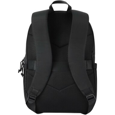 Рюкзак Puffer для ноутбука с диагональю экрана 15,6 дюйма объемом 18 л, изготовленный из переработанных материалов сплошной черный - 13011490- Фото №3