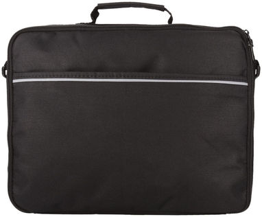 Конференц-сумка Kansas для ноутбука , цвет сплошной черный - 11943300- Фото №3