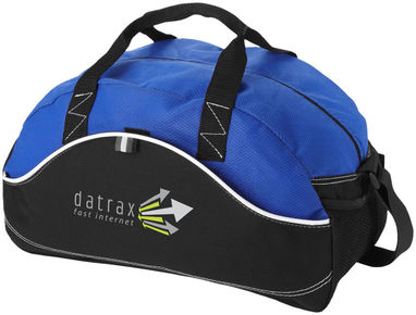 Спортивная сумка Boomerang, цвет сплошной черный, ярко-синий - 11953202- Фото №2
