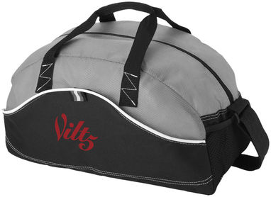 Спортивная сумка Boomerang, цвет сплошной черный, светло-серый - 11953203- Фото №2