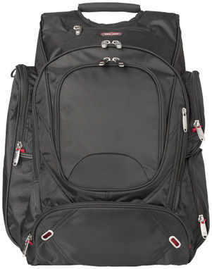 Рюкзак Proton для ноутбука , колір суцільний чорний - 11954400- Фото №3