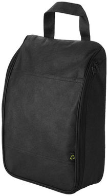 Нетканая сумка для обуви Faro, цвет сплошной черный - 11961800- Фото №1