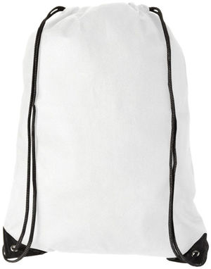 Нетканый стильный рюкзак Evergreen, цвет белый - 11961900- Фото №4