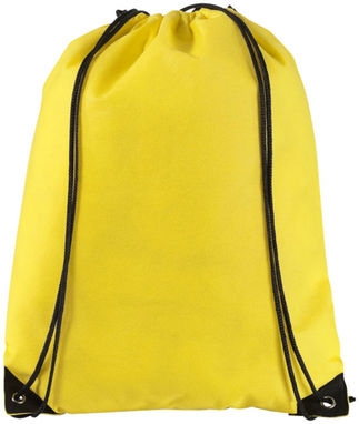 Нетканий стильний рюкзак Evergreen, колір жовтий - 11961901- Фото №4