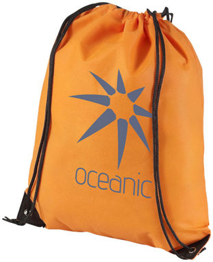 Нетканий стильний рюкзак Evergreen, колір оранжевий - 11961902- Фото №2