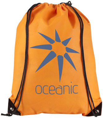 Нетканый стильный рюкзак Evergreen, цвет оранжевый - 11961902- Фото №3