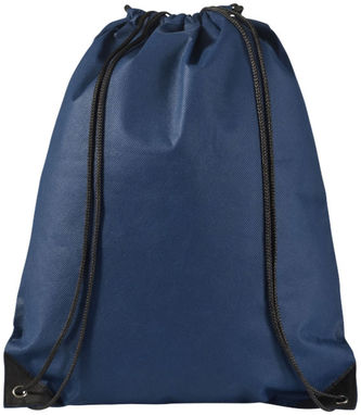 Нетканий стильний рюкзак Evergreen, колір темно-синій - 11961905- Фото №4