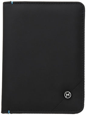 Обкладинка для паспорта Odyssey RFID, колір суцільний чорний - 11971300- Фото №4
