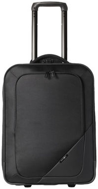 Вертикальна валіза Odyssey, колір суцільний чорний - 11972800- Фото №4