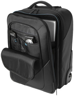 Вертикальна валіза Odyssey, колір суцільний чорний - 11972800- Фото №5