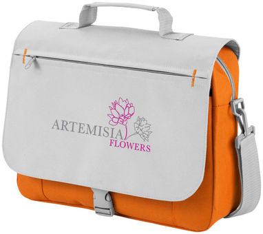 Конференц-сумка Pittsburgh, цвет оранжевый, серый - 11973505- Фото №2