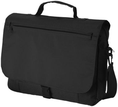 Конференц-сумка Pittsburgh, колір суцільний чорний - 11973506- Фото №1