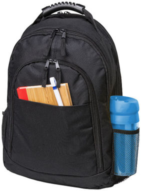 Рюкзак Journey для ноутбука , колір суцільний чорний - 11979400- Фото №4
