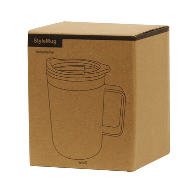 Двустенная дорожная кружка STYLEMUG белый - 56-0304569- Фото №1 Двустенная дорожная кружка STYLEMUG белый - 56-0304569- Фото №1